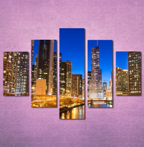 Slike na platnu Chicago Nina3095_5