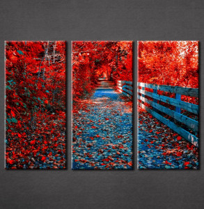 Slike na platnu Crveno lišće Nina3082_3