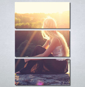 Slike na platnu Girl and sunset Nina30168_3 - Img 3