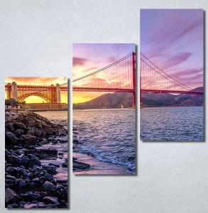 Slike na platnu Golden Gate Bridge Nina30287_3 - Img 2