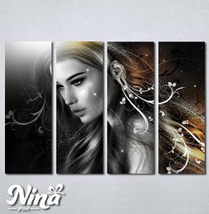 Slike na platnu Mistična devojka Nina227_4 - Img 3