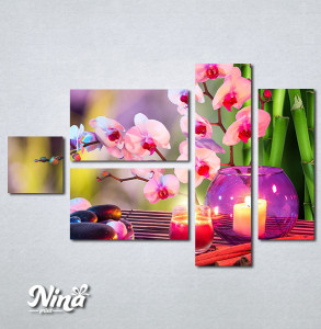 Slike na platnu Orhideja i zen kamenje Nina429_5 - Img 2