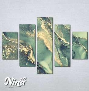Slike na platnu Pastelne zelene boje Nina374_5