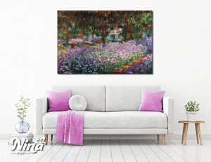 Claude Monet Irises In Monet's Garden RP047
