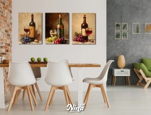 Moderne slike na platnu Vino i grozdje ms229