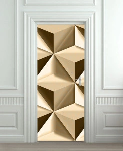 Nalepnica za vrata 3d oblici 6206