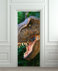 Nalepnica za vrata Dinosaurs 6014