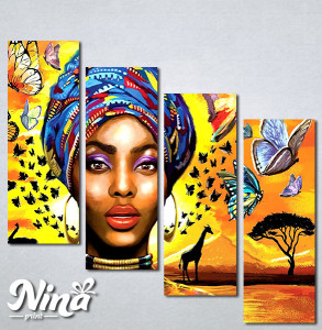 Slike na platnu Africki motiv Nina326_4