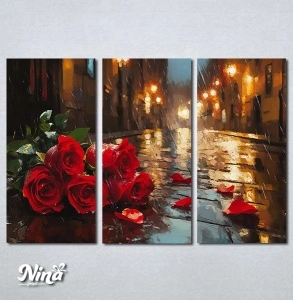 Slike na platnu Buket crvenih ruza Nina619_3