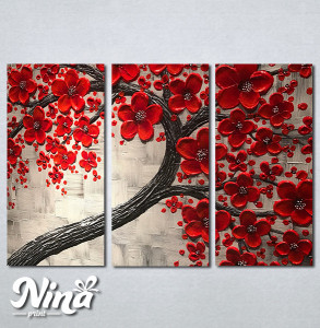 Slike na platnu Crveno drvo Nina263_3