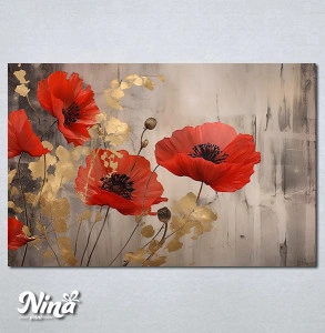 Slike na platnu Cvet maka Nina511P