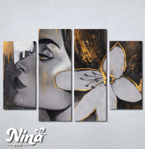Slike na platnu Cvet u kosi Nina362_4 - Img 2