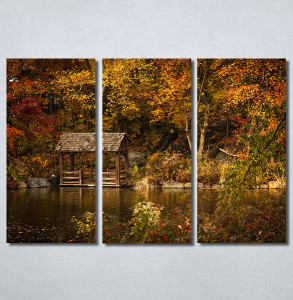 Slike na platnu Kuća na jezeru Nina30374_3