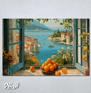 Slike na platnu Mediteranski pogled Nina660_P