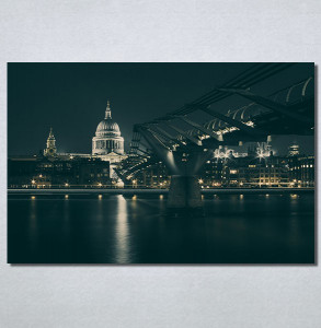 Slike na platnu Most noću Nina30208_P