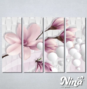 Slike na platnu Nezno roze magnolija Nina318_4 - Img 2