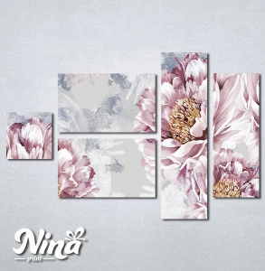 Slike na platnu Pastelne boje cvece Nina373_5 - Img 3
