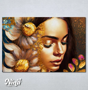 Slike na platnu Pogled devojke Nina510P