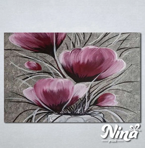 Slike na platnu Roze siva kombinacija Nina366_P