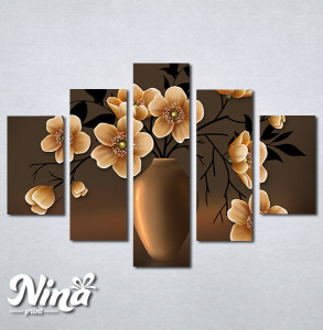 Slike na platnu Vaza i cveće Nina291_5