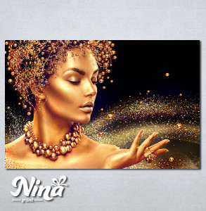 Slike na platnu Zlatna devojka Nina421_P