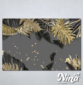 Slike na platnu Zlatna paprat Nina313_P