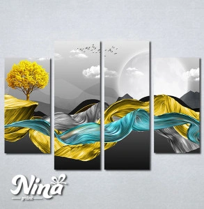 Slike na platnu Zlatno drvo Nina417_4 - Img 2
