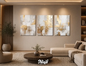 DIGITAL ART slike na platnu Elegancija zlata ms287