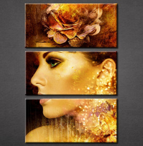 Slika na platnu Devojka i cvet u kosi 3014_ 3 - Img 3