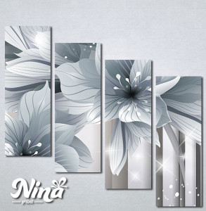 Slike na platnu 3d cvece Nina324_4 - Img 3