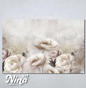 Slike na platnu Krem cvetna bajka Nina333_P
