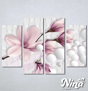 Slike na platnu Nezno roze magnolija Nina318_4 - Img 3