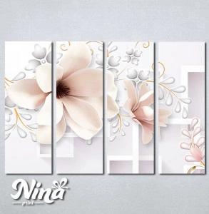 Slike na platnu Nezno roze magnolija Nina413_4 - Img 2