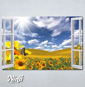 Slike na platnu Polje suncokreta Nina456_P