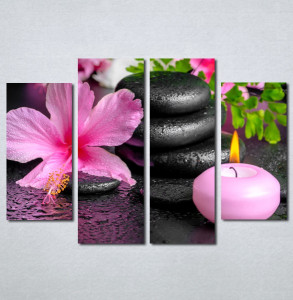 Slike na platnu Wellness spa roze orhideja Nina 180_4 - Img 2
