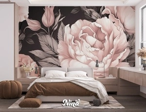 Foto tapet Roze cvetovi Tapet455