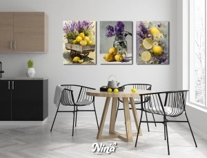 Moderne slike na platnu Limun i lavanda ms230