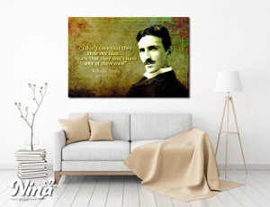 Slika na platnu Nikola Tesla 5 PL06