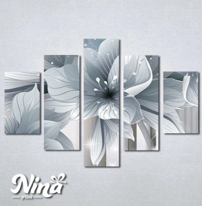 Slike na platnu 3d cvece Nina324_5