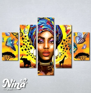 Slike na platnu Africki motiv Nina326_5