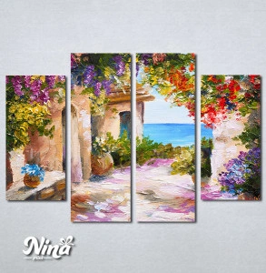 Slike na platnu Kucica pored mora Nina464_4