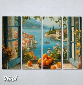 Slike na platnu Mediteranski pogled Nina660_4 - Img 2