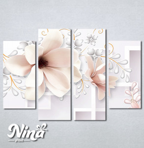 Slike na platnu Nezno roze magnolija Nina413_4