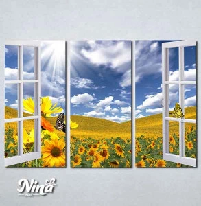 Slike na platnu Polje suncokreta Nina456_3