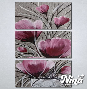 Slike na platnu Roze siva kombinacija Nina366_3