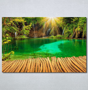 Slike na platnu Tirkizno jezero Nina30378_P