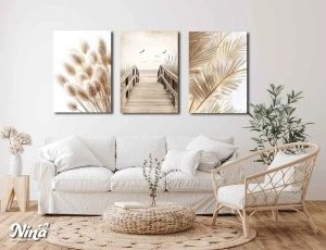 Moderne slike na platnu Boho pampas ms148