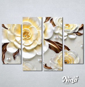 Slike na platnu 3d Velike ruze Nina438_4 - Img 3