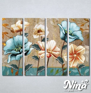 Slike na platnu Apstrakcija cvece Nina361_4