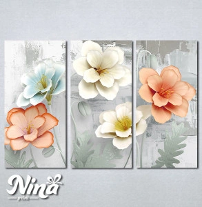 Slike na platnu Cvetovi u boji Nina403_3
